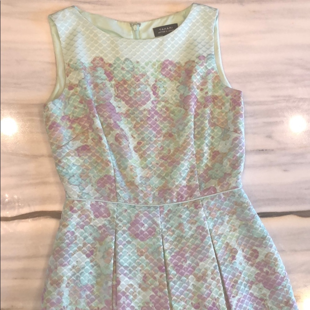 TAHARI | colorful spring dress